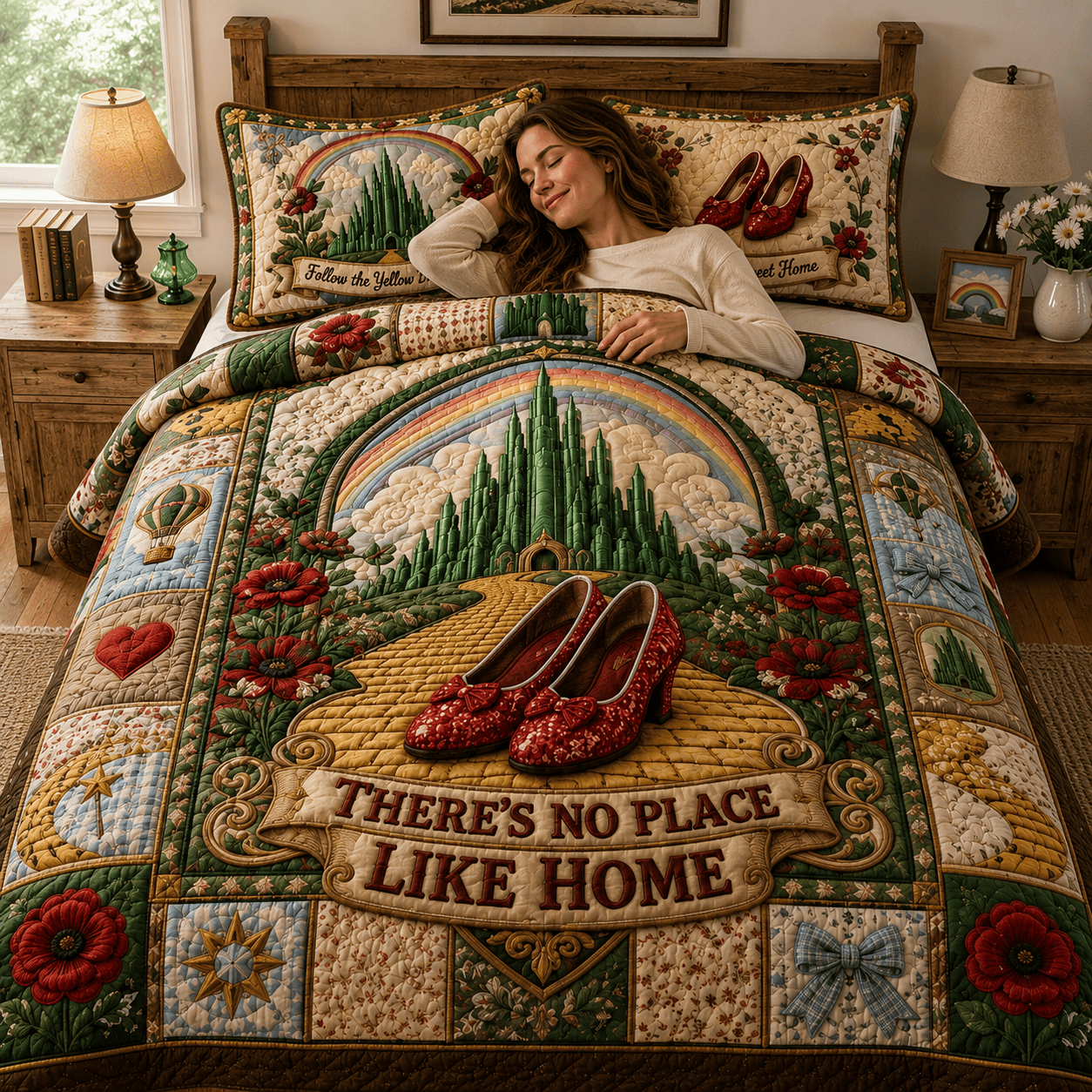 TWOZ 4 PIECES COVER BEDDING SET PDL (1 FITTED SHEET + 1 FLAT SHEET + 2 PILLOWCASES)
