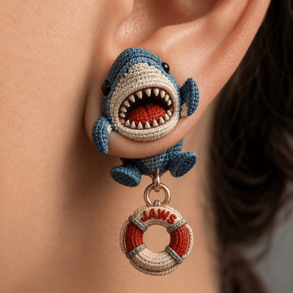 Premium JAWS Dangle Earrings HQH