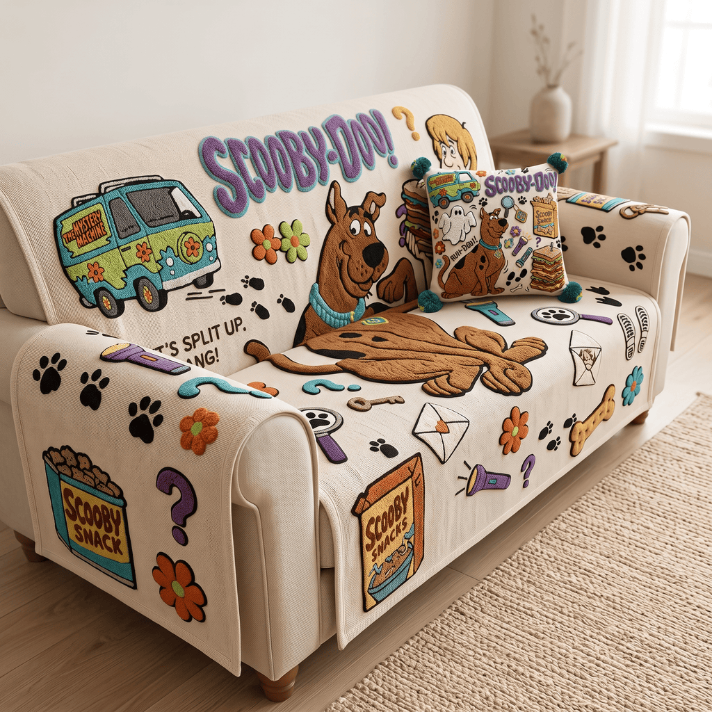 SCBD Tufted Sofa Cover & Pillow Set HTTT
