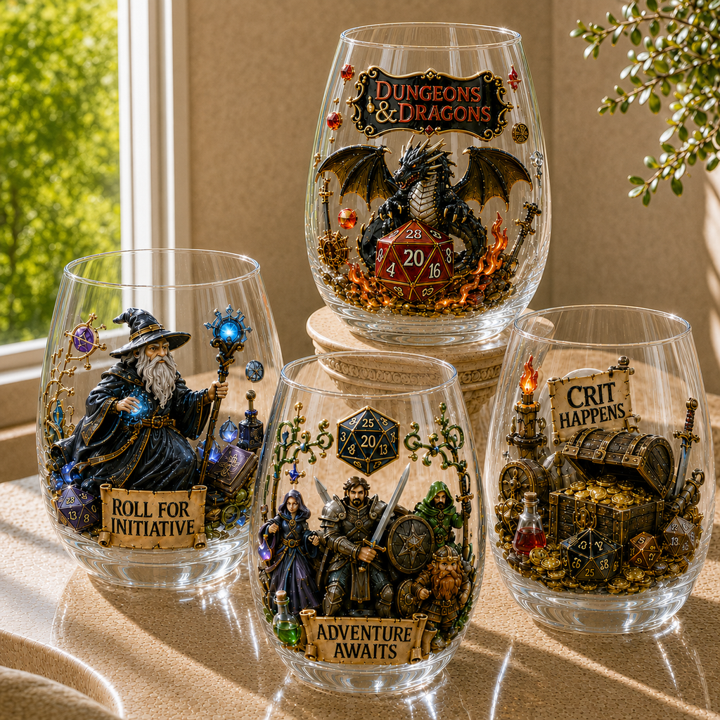 Premium DND Whiskey Glass Set TTTT
